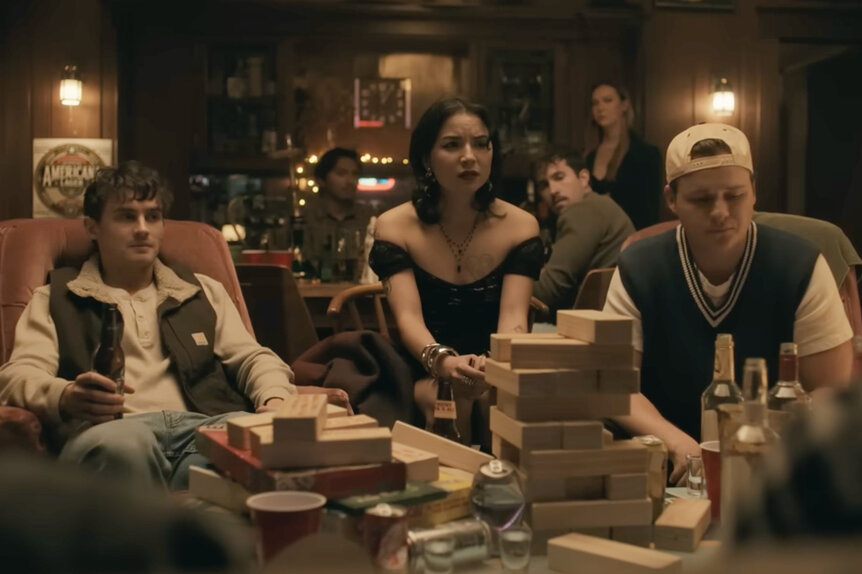 Megan Lawless (center) plays Sarah in Curry Baker's horror movie "Obsession"